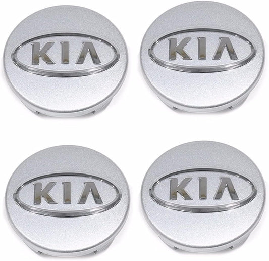 KIA Wheel Center Cap – OEM Style Hub Cap Badge 58mm (Set of 4 PCs)