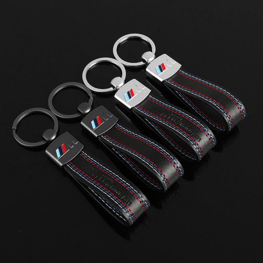 BMW ///M Obround Hook Keychain – Premium Metal Car Key Ring – Heavy Duty Luxury BMW M Key Holder