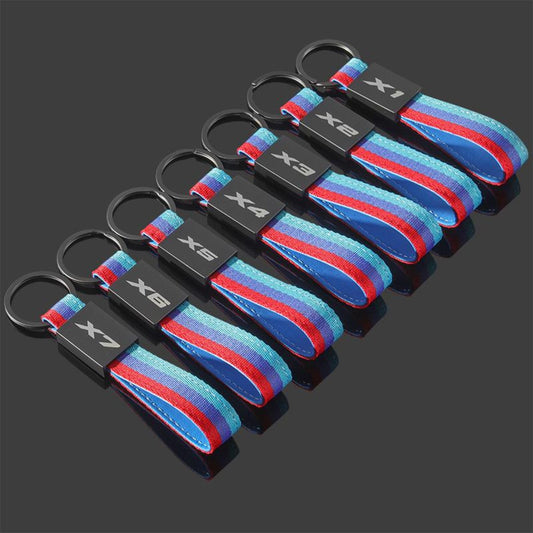 BMW X Series Black Logo Keychain – Premium Metal Car Key Ring for X1 X2 X3 X4 X5 X6 X7 – Luxury Key Holder