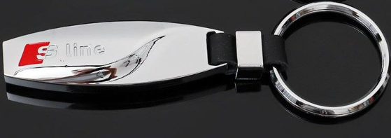Teardrop Zinc Alloy Car Keychain – Premium Metal Key Ring for AMG, ///M & S Line – Luxury Automotive Key Holder
