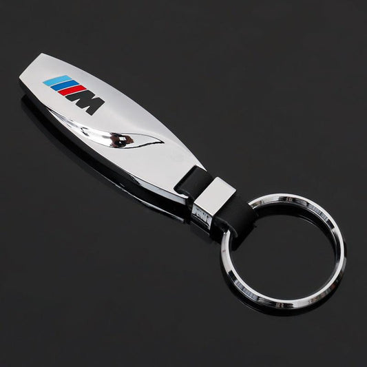 Teardrop Zinc Alloy Car Keychain – Premium Metal Key Ring for AMG, ///M & S Line – Luxury Automotive Key Holder