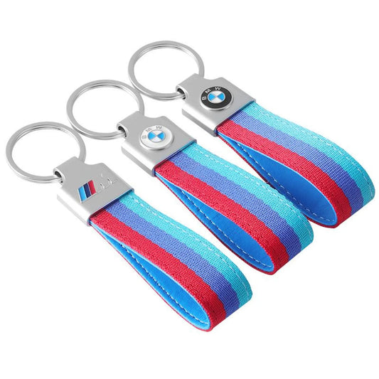 BMW Vest Hook Grey Keychain – Premium Metal Car Keyring for BMW White, BMW Black & BMW ///M | Quick Release Clip | 120×23mm