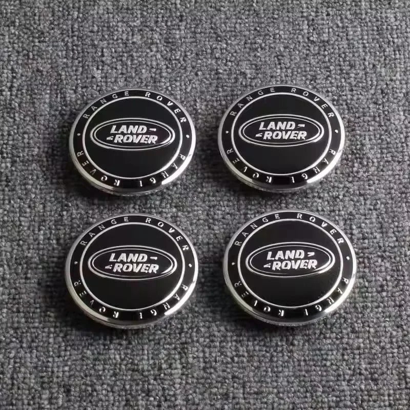 Land Rover Wheel Center Caps Set of 4 – 62mm OEM Style Replacement Hub Caps for Land Rover & Range Rover Alloy Wheels – Premium ABS Rim Covers