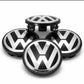 Volkswagen Wheel Center Caps Set of 4 – 56mm 60mm 62mm 65mm 70mm 75mm Replacement Hub Caps for VW Golf, Passat, Jetta, Tiguan, Polo & More