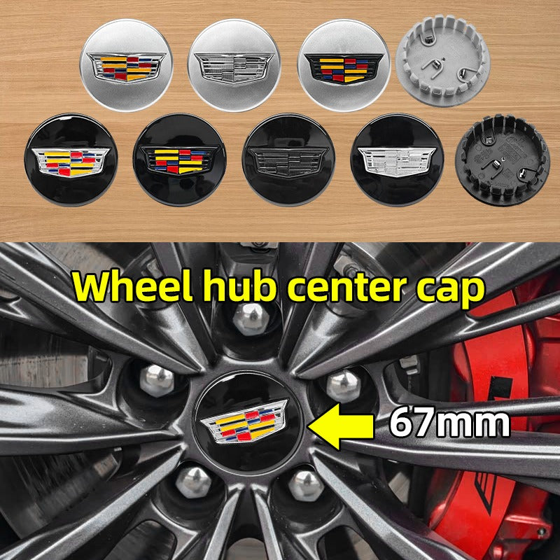 Cadillac Wheel Hub Center Cap – Set of 4 (67mm)