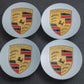 Porsche Wheel Center Caps Set of 4 – 76mm & 65mm OEM Style Replacement Hub Caps for Porsche Alloy Wheels – Premium ABS Rim Center Covers