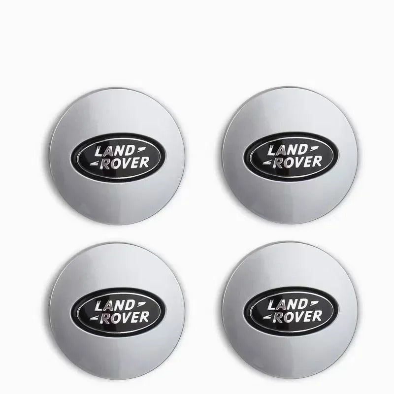 Land Rover Wheel Center Caps Set of 4 – 62mm OEM Style Replacement Hub Caps for Land Rover & Range Rover Alloy Wheels – Premium ABS Rim Covers
