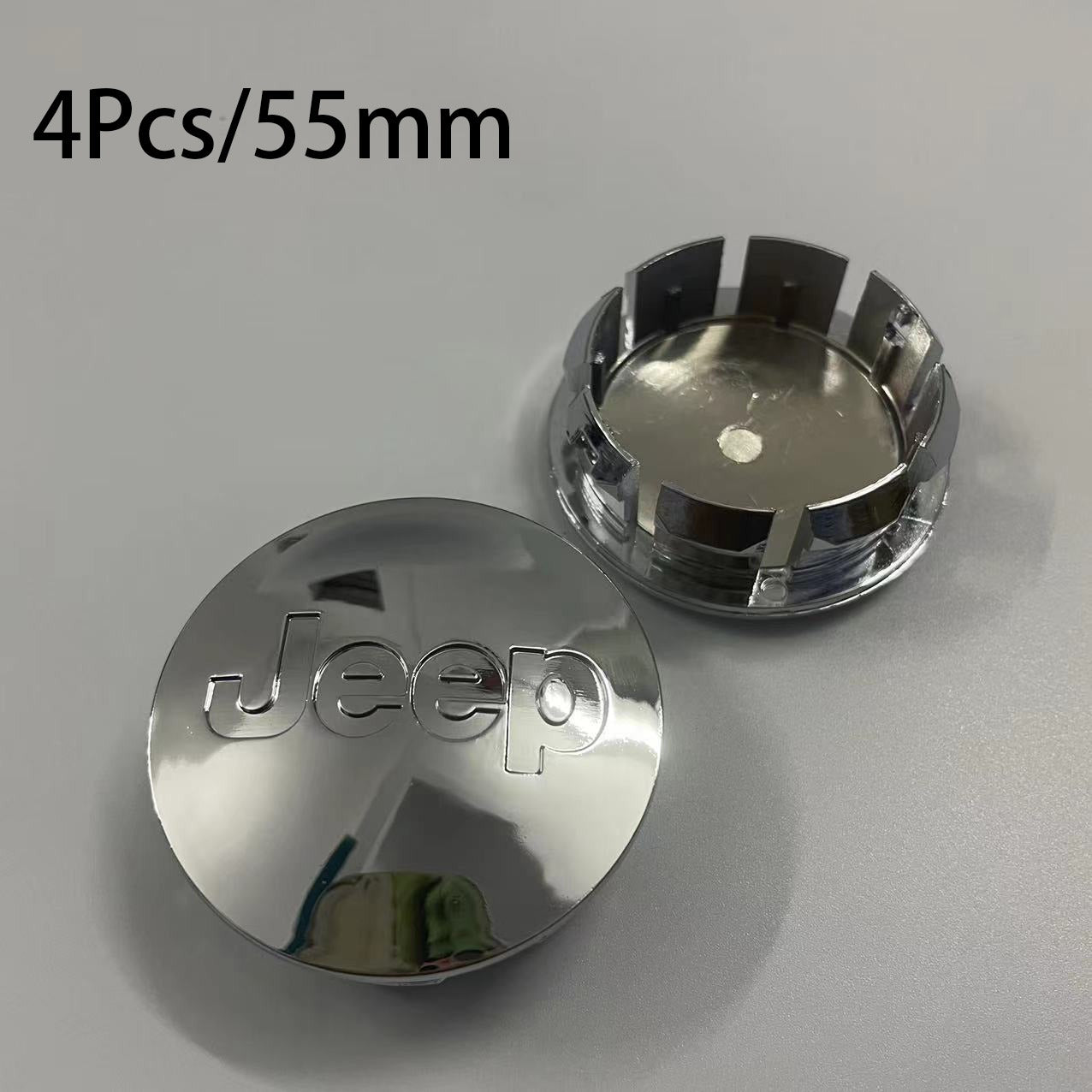 Jeep Wheel Hub Cap – OEM Style Center Cap Badge (Set of 4 PCs)