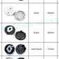 Renault Wheel Center Caps Set of 4 – 57mm & 60mm OEM Style Replacement Hub Caps for Renault Alloy Wheels – Premium ABS Rim Center Covers