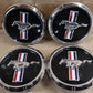 Ford Mustang Wheel Center Cap – OEM-Style Premium Hub Cap Replacement (4 PC Set)