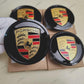 Porsche Wheel Center Caps Set of 4 – 76mm & 65mm OEM Style Replacement Hub Caps for Porsche Alloy Wheels – Premium ABS Rim Center Covers
