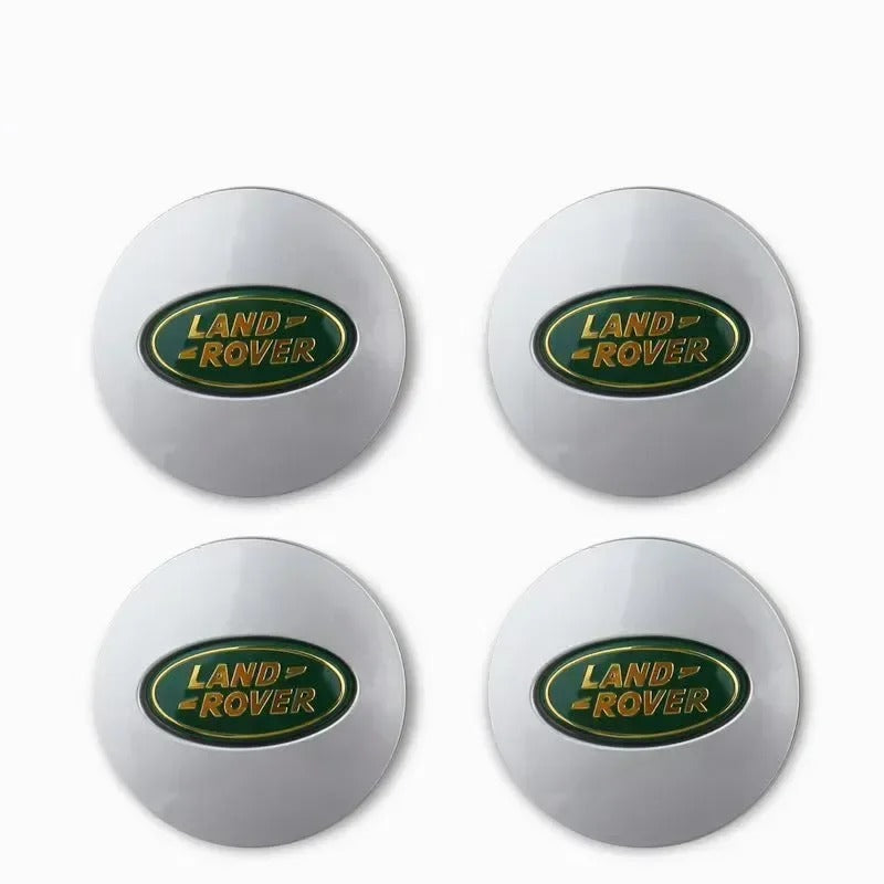 Land Rover Wheel Center Caps Set of 4 – 62mm OEM Style Replacement Hub Caps for Land Rover & Range Rover Alloy Wheels – Premium ABS Rim Covers