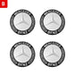 Mercedes-Benz Wheel Center Caps Pack of 4 – 60mm, 75mm, 144mm, 146mm, 154mm & 163mm OEM Style Replacement Hub Caps for Mercedes Wheels