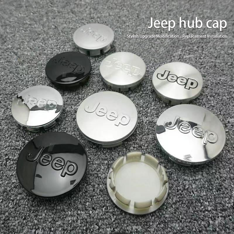 Jeep Wheel Hub Cap – OEM Style Center Cap Badge (Set of 4 PCs)