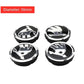 Skoda Wheel Center Caps Set of 4 – 56mm & 65mm OEM Style Replacement Hub Caps for Skoda Alloy Wheels – Premium ABS Rim Center Covers