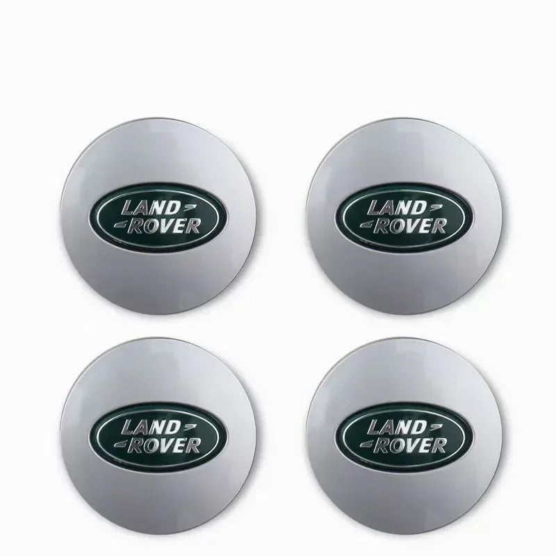 Land Rover Wheel Center Caps Set of 4 – 62mm OEM Style Replacement Hub Caps for Land Rover & Range Rover Alloy Wheels – Premium ABS Rim Covers