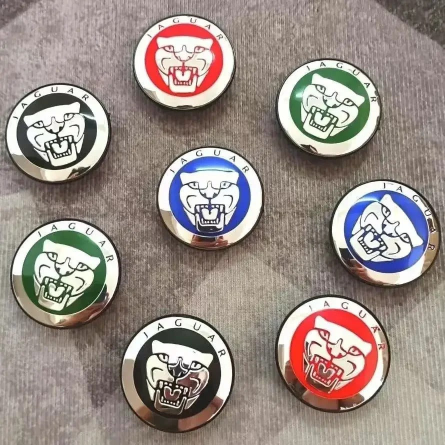 Jaguar Wheel Center Caps 59mm Pack of 4 – OEM Style Replacement Hub Caps for Jaguar Wheels – Premium ABS Wheel Center Caps