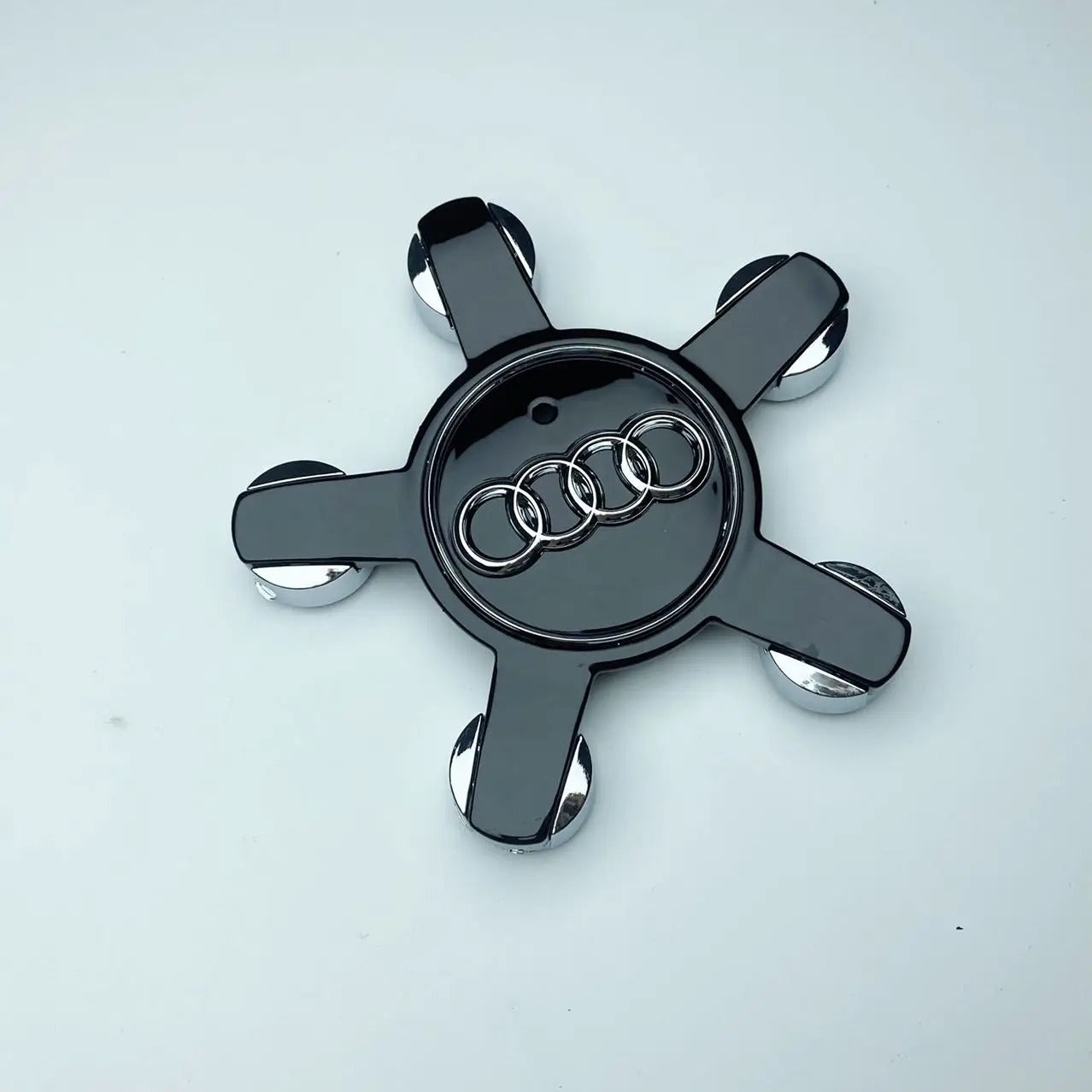 Audi Wheel Center Cap – OEM Style Logo Hub Badge 4-Piece Center Hub Badge Set