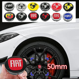 Fiat / Abarth Wheel Center Cap – OEM Style Hub Cap Badge (Set of 4 PCs)