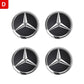 Mercedes-Benz Wheel Center Caps Pack of 4 – 60mm, 75mm, 144mm, 146mm, 154mm & 163mm OEM Style Replacement Hub Caps for Mercedes Wheels