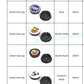 Fiat / Abarth Wheel Center Cap – OEM Style Hub Cap Badge (Set of 4 PCs)