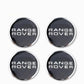 Land Rover Wheel Center Caps Set of 4 – 62mm OEM Style Replacement Hub Caps for Land Rover & Range Rover Alloy Wheels – Premium ABS Rim Covers