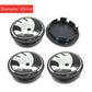 Skoda Wheel Center Caps Set of 4 – 56mm & 65mm OEM Style Replacement Hub Caps for Skoda Alloy Wheels – Premium ABS Rim Center Covers