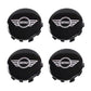 Mini Wheel Center Caps Pack of 4 – 54mm & 56mm OEM Style Replacement Hub Caps for Mini Cooper Wheels – Premium ABS Rim Center Caps