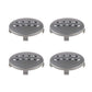 Audi Wheel Center Cap – OEM Style Logo Hub Badge 4-Piece Center Hub Badge Set