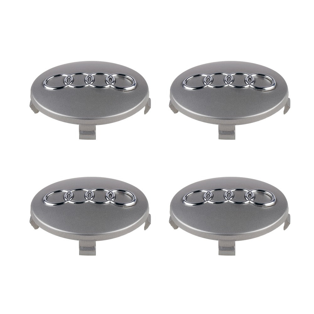 Audi Wheel Center Cap – OEM Style Logo Hub Badge 4-Piece Center Hub Badge Set