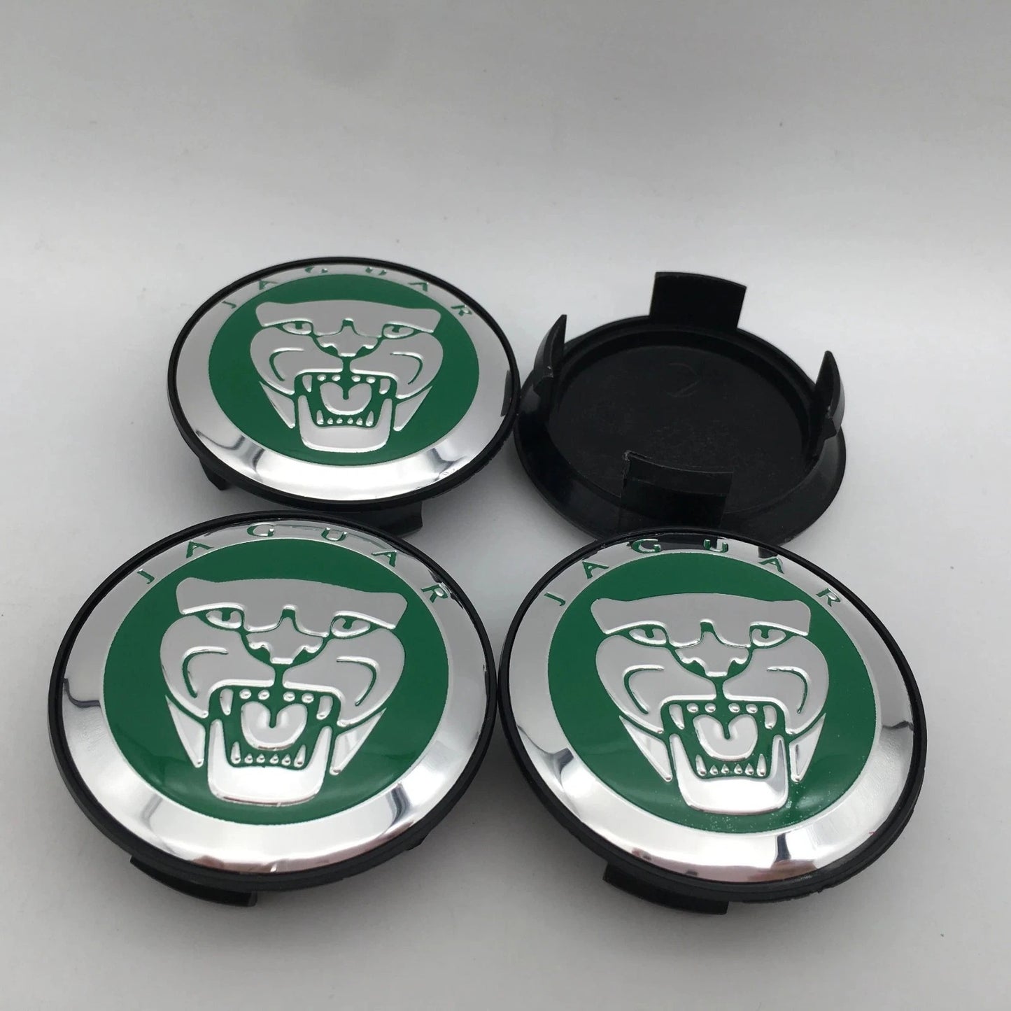 Jaguar Wheel Center Cap – Set of 4 PCS (Red / Black / R-Sport)