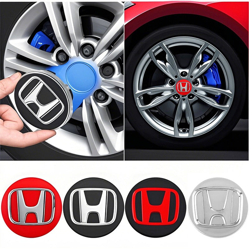 Honda Wheel Center Cap – OEM Style Hub Cap Badge (Set of 4 PCs)