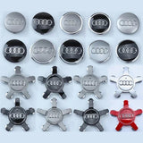 Audi Wheel Center Cap – OEM Style Logo Hub Badge 4-Piece Center Hub Badge Set