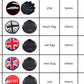 Mini Wheel Center Caps Pack of 4 – 54mm & 56mm OEM Style Replacement Hub Caps for Mini Cooper Wheels – Premium ABS Rim Center Caps