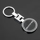 Mercedes-AMG Metal Keychain – Premium AMG Logo Key Ring | Black & White | Zinc Alloy Car Keychain | 90×35mm | 39g