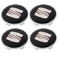 SEAT Wheel Center Caps Set of 4 – 55mm & 63mm OEM Style Replacement Hub Caps for SEAT Alloy Wheels – Premium ABS Rim Center Covers