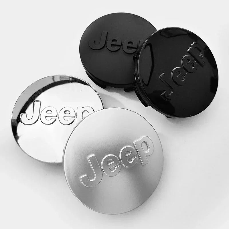 Jeep Wheel Hub Cap – OEM Style Center Cap Badge (Set of 4 PCs)