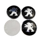 Peugeot Wheel Center Cap – OEM-Style Hub Cap Replacement (4 PC Set)