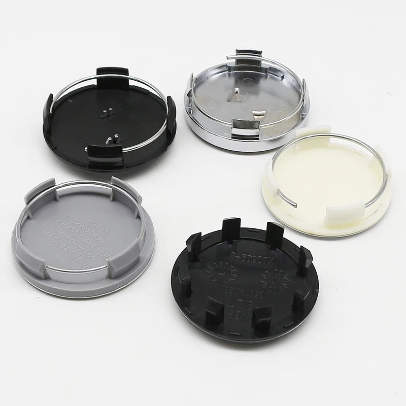 Hyundai Wheel Center Cap – OEM Style Hub Cap Badge (Set of 4 PCs)