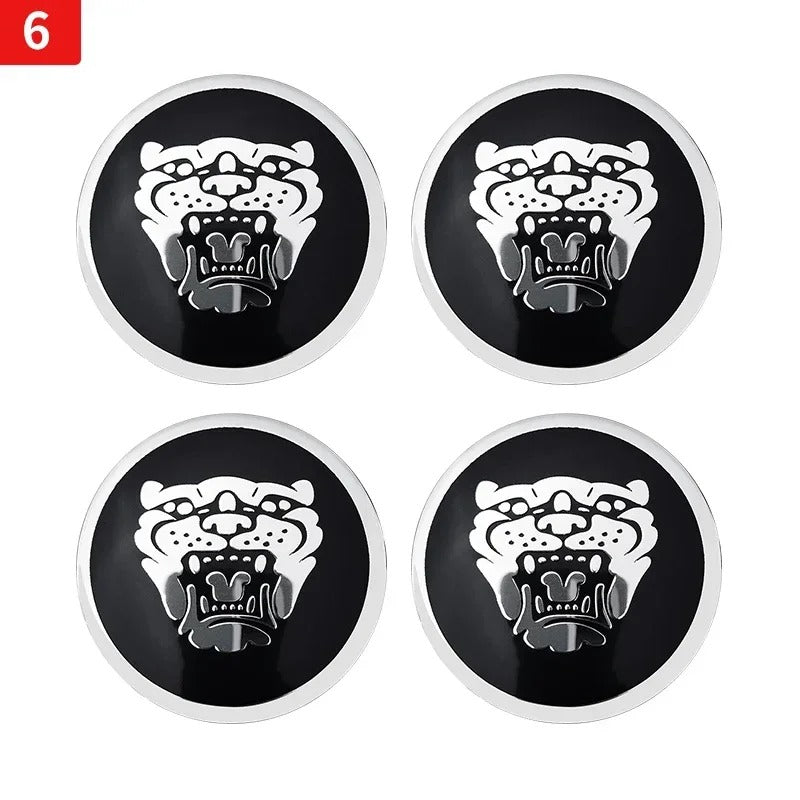 Jaguar Wheel Center Caps 59mm Pack of 4 – OEM Style Replacement Hub Caps for Jaguar Wheels – Premium ABS Wheel Center Caps