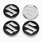 Suzuki Wheel Center Caps Set of 4 – 54mm & 58mm OEM Style Replacement Hub Caps for Suzuki Alloy Wheels – Premium ABS Snap-On Rim Center Covers