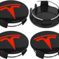 Tesla Wheel Center Caps Set of 4 – 56mm OEM Style Replacement Hub Caps for Tesla Model 3, Model Y, Model S & Model X