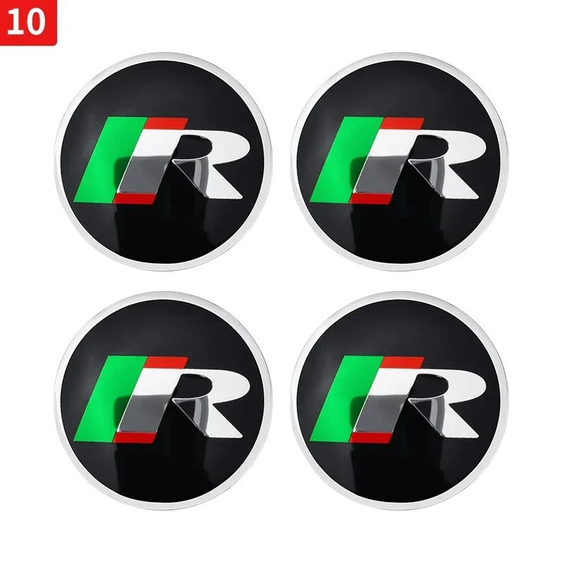 Jaguar Wheel Center Cap – Set of 4 PCS (Red / Black / R-Sport)