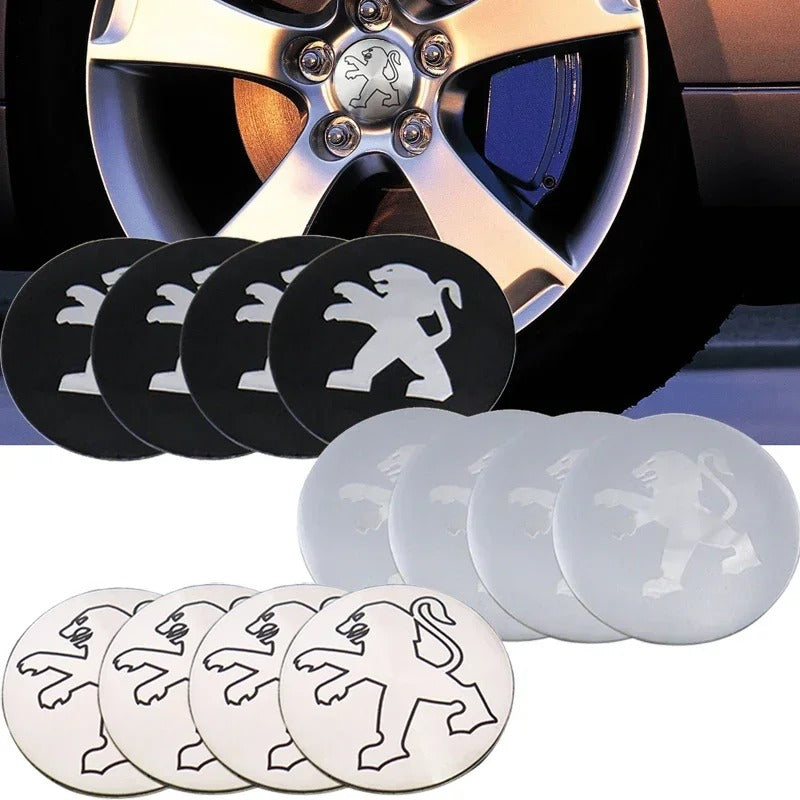 Peugeot Wheel Center Cap – OEM-Style Hub Cap Replacement (4 PC Set)