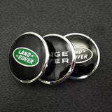 Land Rover Wheel Center Caps Set of 4 – 62mm OEM Style Replacement Hub Caps for Land Rover & Range Rover Alloy Wheels – Premium ABS Rim Covers