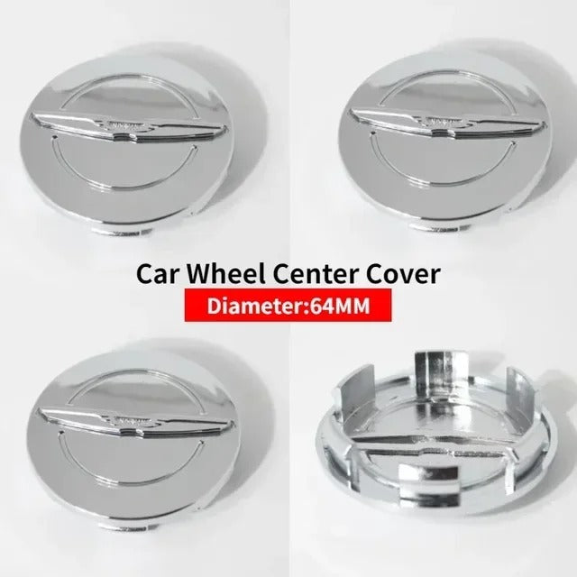 Chrysler Chrome Wheel Center Cap 64MM – Set of 4 PCS