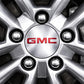 GMC Gloss Black Wheel Center Cap – Set of 4 PCS