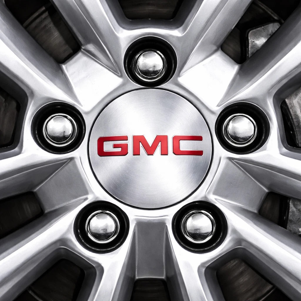 GMC Gloss Black Wheel Center Cap – Set of 4 PCS