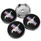 Ford Mustang Wheel Center Cap – OEM-Style Premium Hub Cap Replacement (4 PC Set)