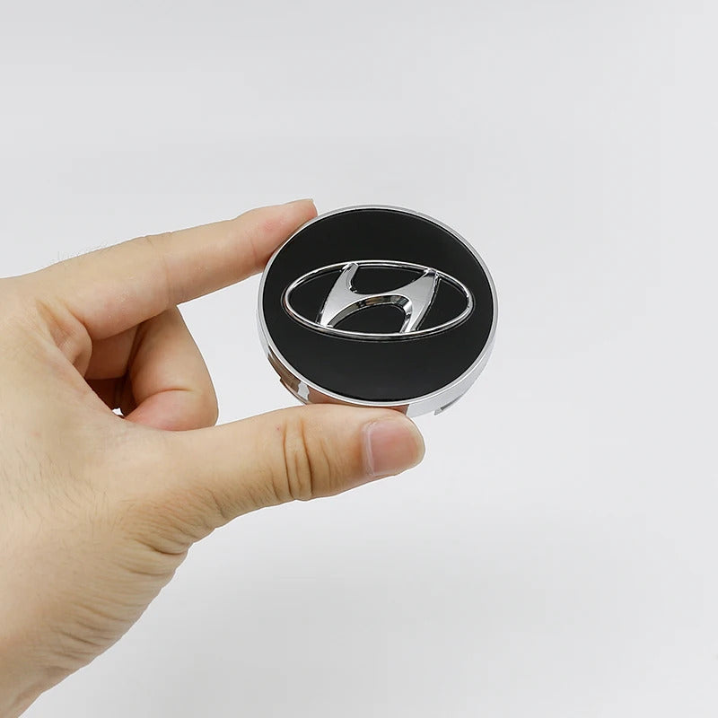 Hyundai Wheel Center Cap – OEM Style Hub Cap Badge (Set of 4 PCs)